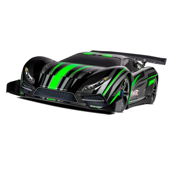 TRAXXAS 64077-3 - XO-1 SuperCar - skala 1/7 - wersja zielona