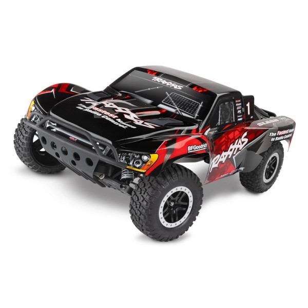 TRAXXAS 58276-74 1/10 Slash VXL 2WD TSM - wersja czerwona