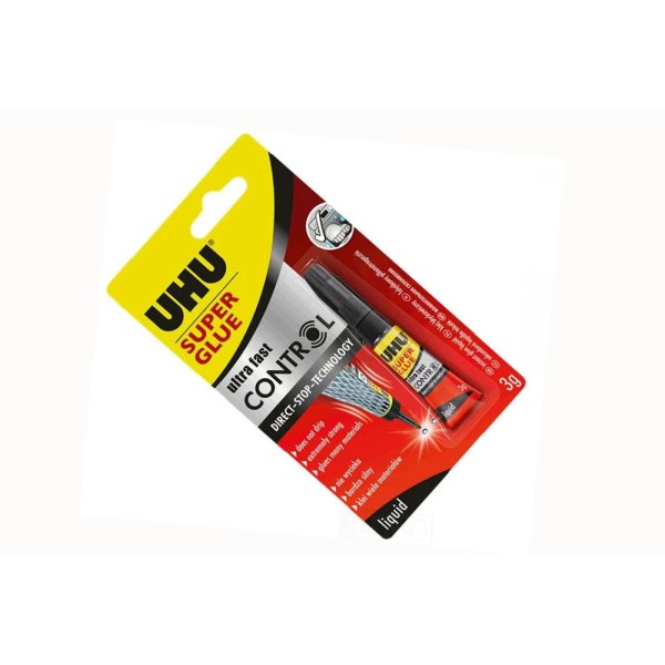 UHU Super Glue Control - klej cyjanoakrylowy 3g