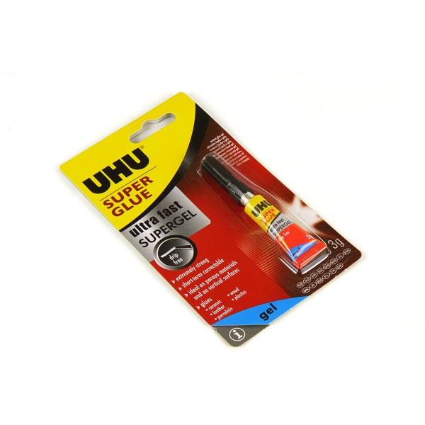 UHU Super Glue GEL - klej cyjanoakrylowy w żelu 3g