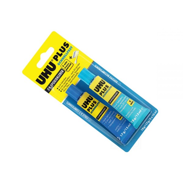 UHU Plus 2x15ml - klej epoksydowy / 5min