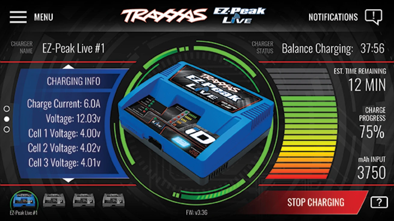 TRAXXAS - ładowarka sieciowa EZ-PEAK LiVE 220V - Technologia